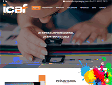 Tablet Screenshot of icafpackaging.com